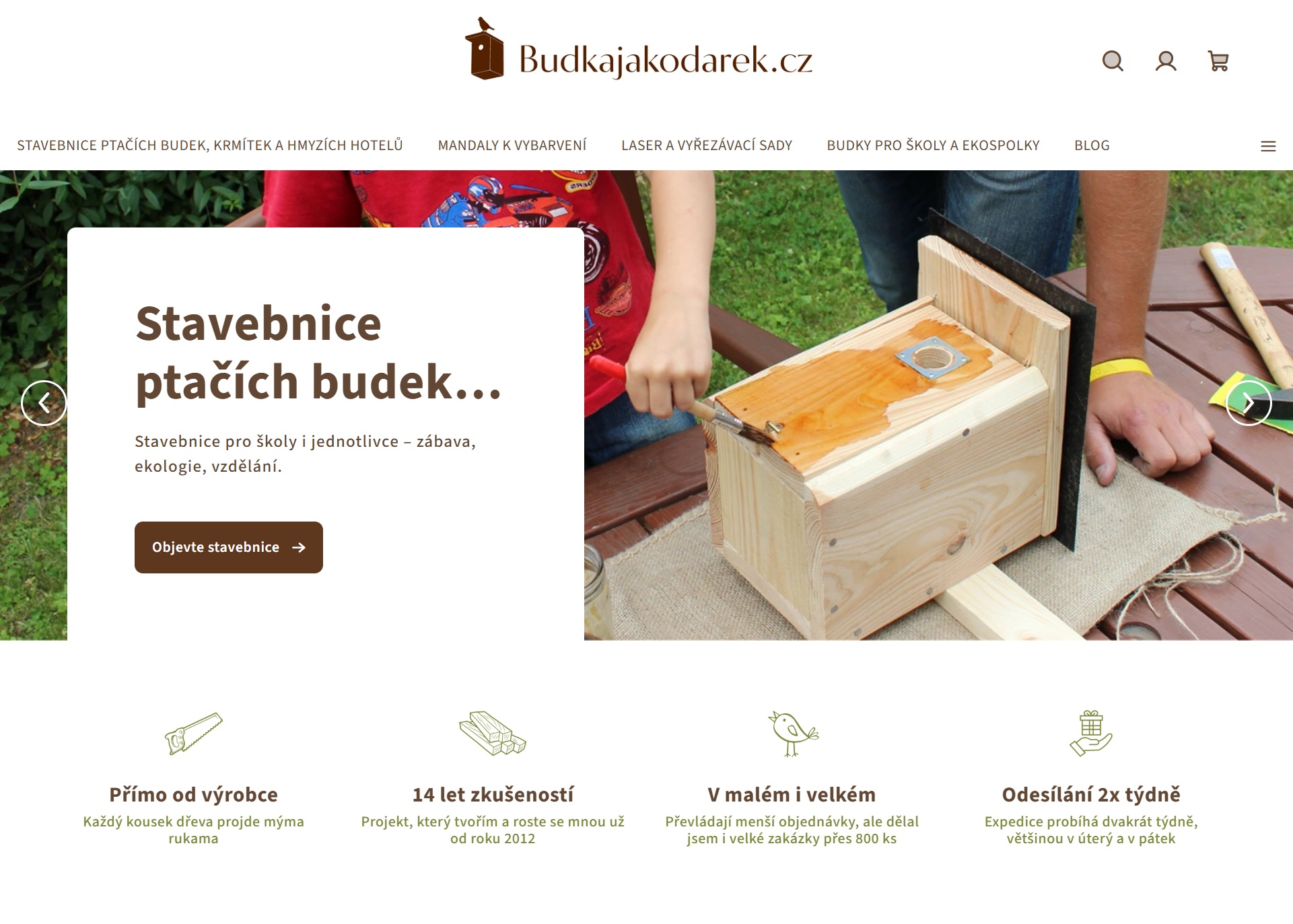 Reference Budka jako dárek